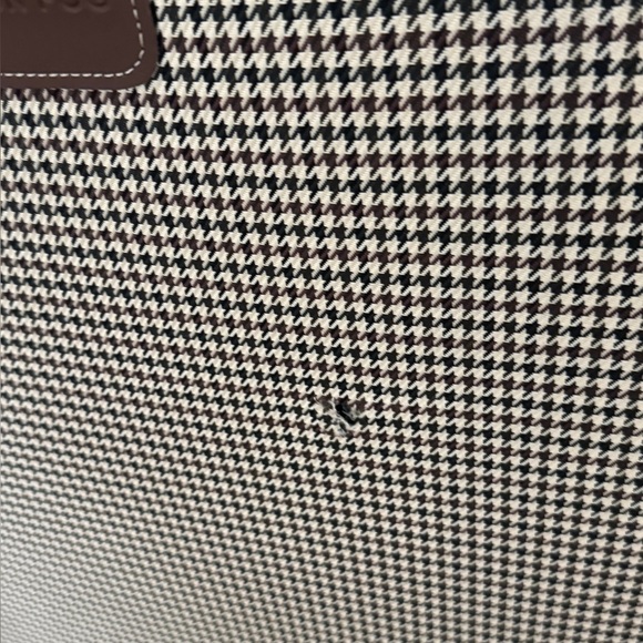 London Fog Oxford III 29”Spinner Luggage suitcase travel bag olive houndstooth - Picture 16 of 16